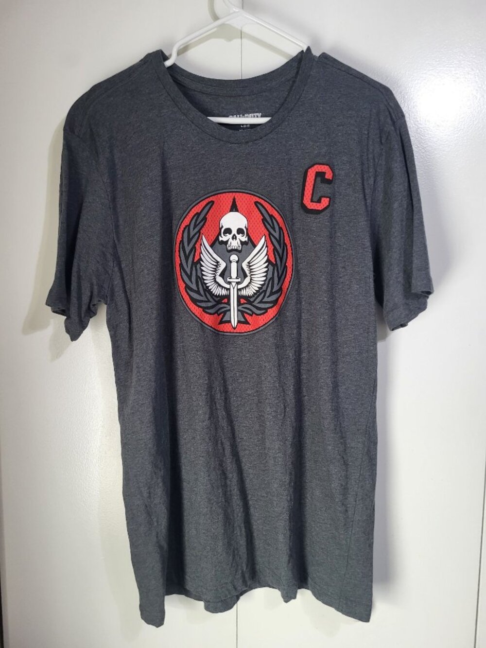 Call of Duty Task Force 141 Gray Graphic T-Shirt Mens SZ LG - Picture 2 of 7
